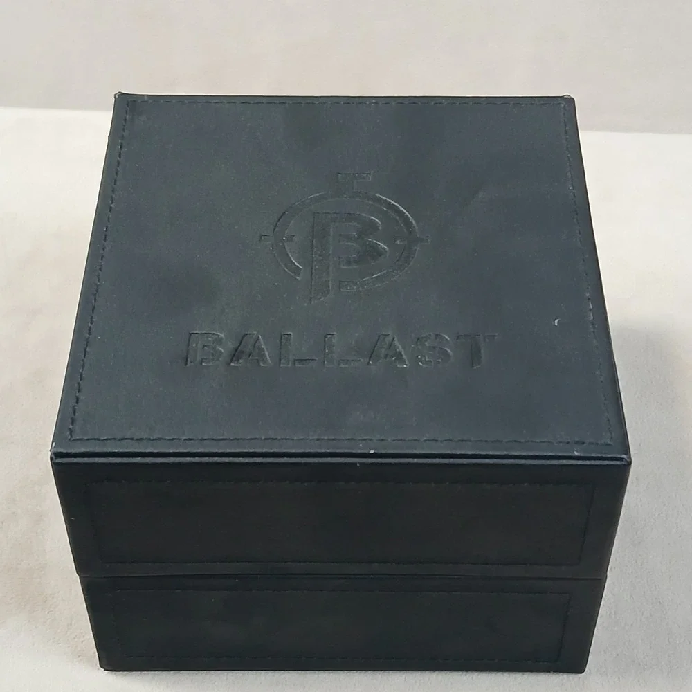 Ballast Time Instrument Mens Watch Red **DOES NOT RUN ** FOR PARTS